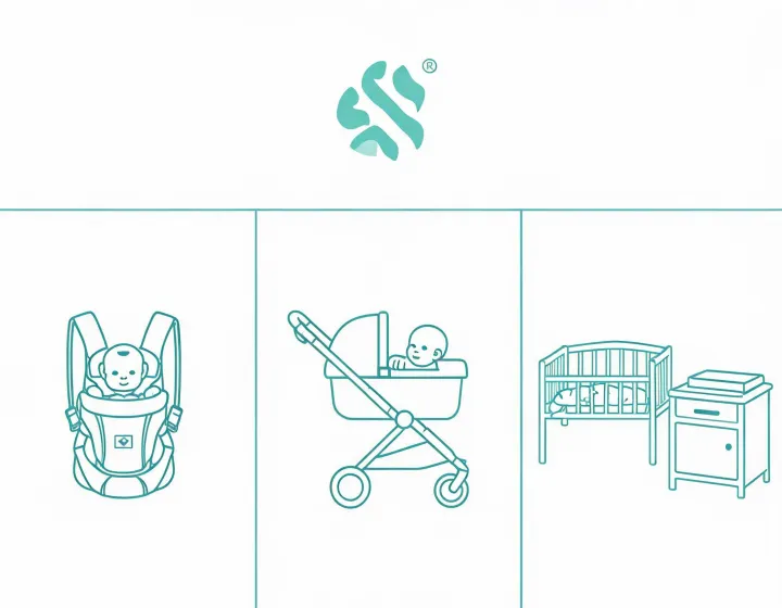 Ergobaby support location illustration